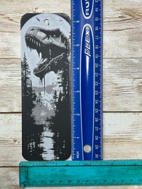 Image 3 of T-Rex Bookmark – Collector’s Edition in Greyscale