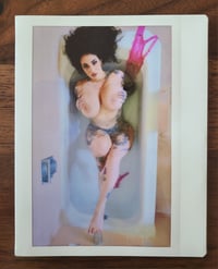 Signed bathtub Polaroid, aerial 2