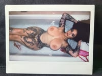 Signed bathtub Polaroid, aerial 3