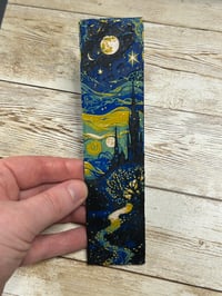 Image 1 of Starry Night Bookmark – Inspired by Van Gogh [2]