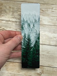 Image 1 of Green Tree Bookmark – Lush Forest Scenery