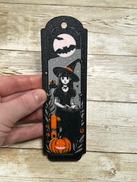 Image 1 of Witchy Girl Bookmark – Halloween Reading Magic 🎃✨
