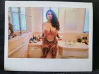 Signed bathroom pull Polaroid 2