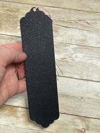 Image 2 of Skull Bookmark – Halloween Elegance in Purple & Pink 💀✨