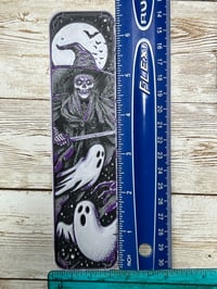 Image 4 of Evil Halloween Bookmark – Ghosts, Moon & Bats Design 👻🌕🦇