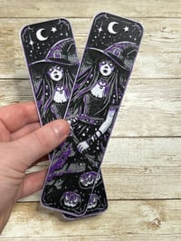 Image 2 of Spooky Witch Bookmark – Halloween Magic with Pumpkins & Bats 🧙‍♀️🎃🦇