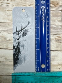 Image 4 of Deer Bookmark – Artistic Black & White Design 🦌🖤🤍