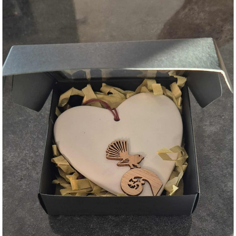 Image of Hanging Porcelain Hearts