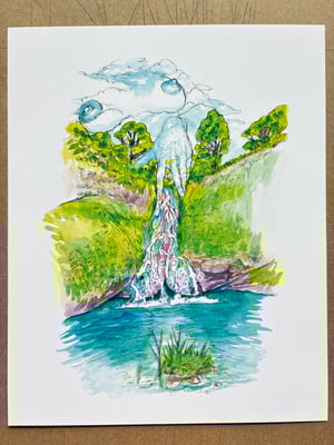 Image of Waterfall II laserprint