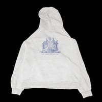 Skeleton Hoodie - Blue on White