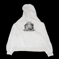 Skeleton Hoodie - Black on White