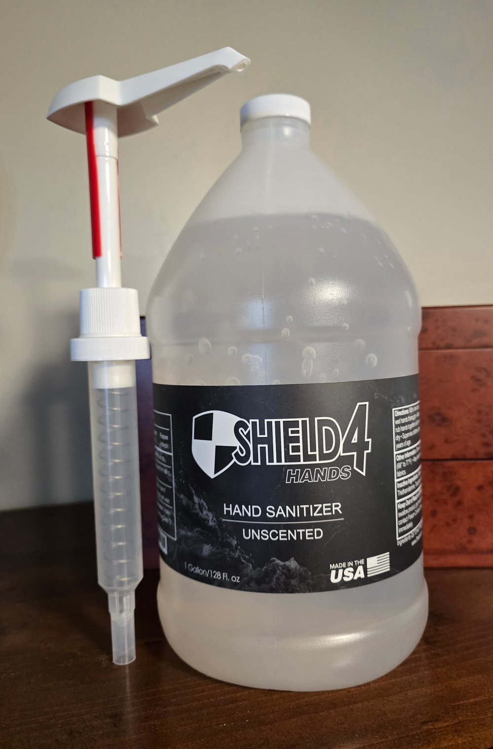 Shield4 Product Hand Sanitizing Gel - Gallon with Pump