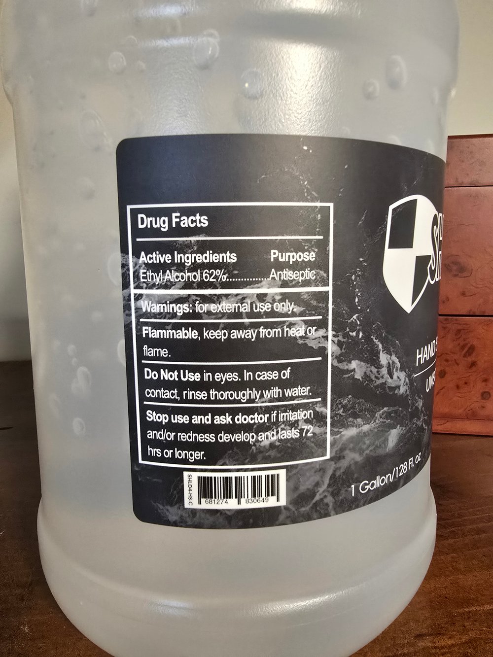 Shield4 Product Hand Sanitizing Gel - Gallon with Pump