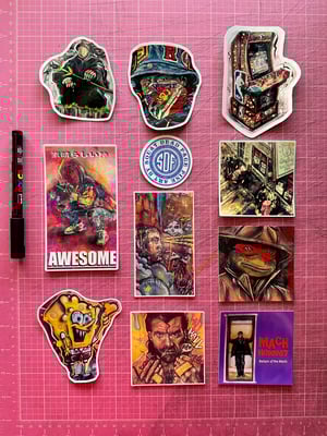 STICKER SLAP PACK #2 / 2025 (TRADING CARD INCLUDED)