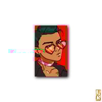 Image 3 of Glass Hearts Sticker(s)