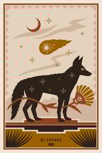EL COYOTE - 9x6 - Full Color Print