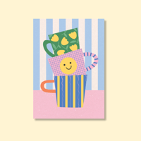Image 2 of Happy Mug - A5 Art Print