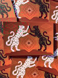 DANCING JAGUARS - 9x6 - Full Color Print