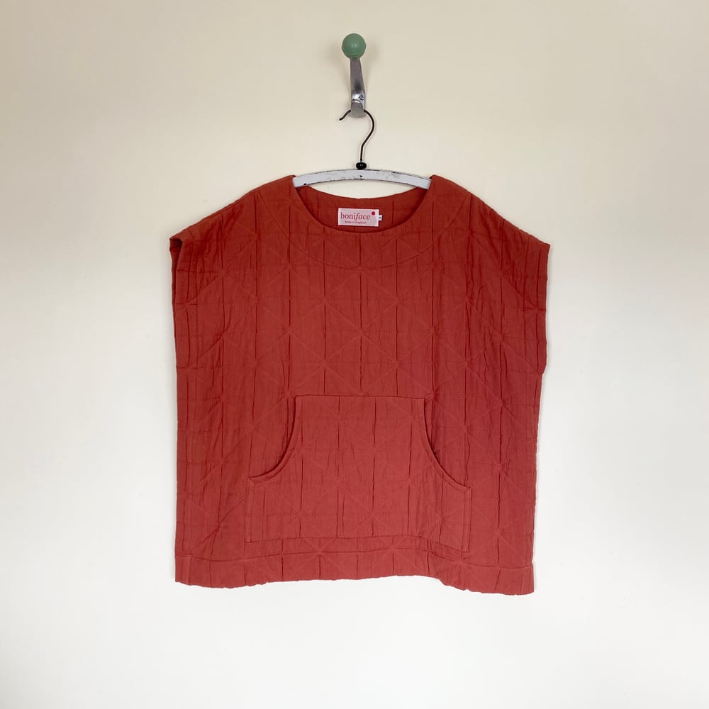 Image of Quilted Sleeveless Tunic