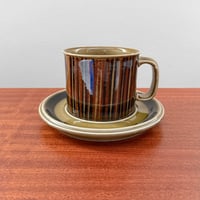Image 1 of Arabia Finland Kosmos Large Mug with Saucer
