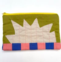 Image 2 of Spark Pouch Large- Olive and Ecru