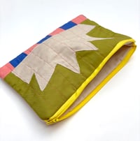 Image 4 of Spark Pouch Large- Olive and Ecru