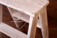 Image 11 of Wooden ladder white brown red 