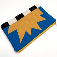 Image 1 of Spark Pouch Large- Cobalt and Mustard