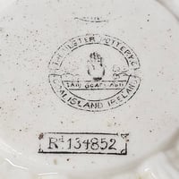 Image 8 of Scarce Antique Ulster Pottery Company Coalisland Parian Shell Trio c.1889