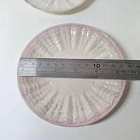 Image 9 of Scarce Antique Ulster Pottery Company Coalisland Parian Shell Trio c.1889