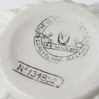 Image 13 of Scarce Antique Ulster Pottery Company Coalisland Parian Shell Trio c.1889