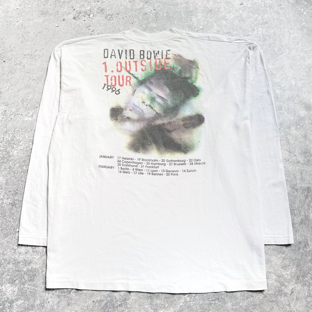 *Rare* David Bowie 1996 ‘Outside’ White Longsleeve Shirt
