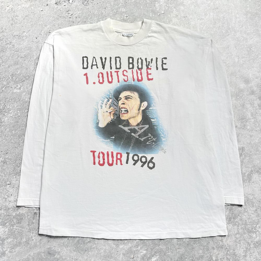 *Rare* David Bowie 1996 ‘Outside’ White Longsleeve Shirt