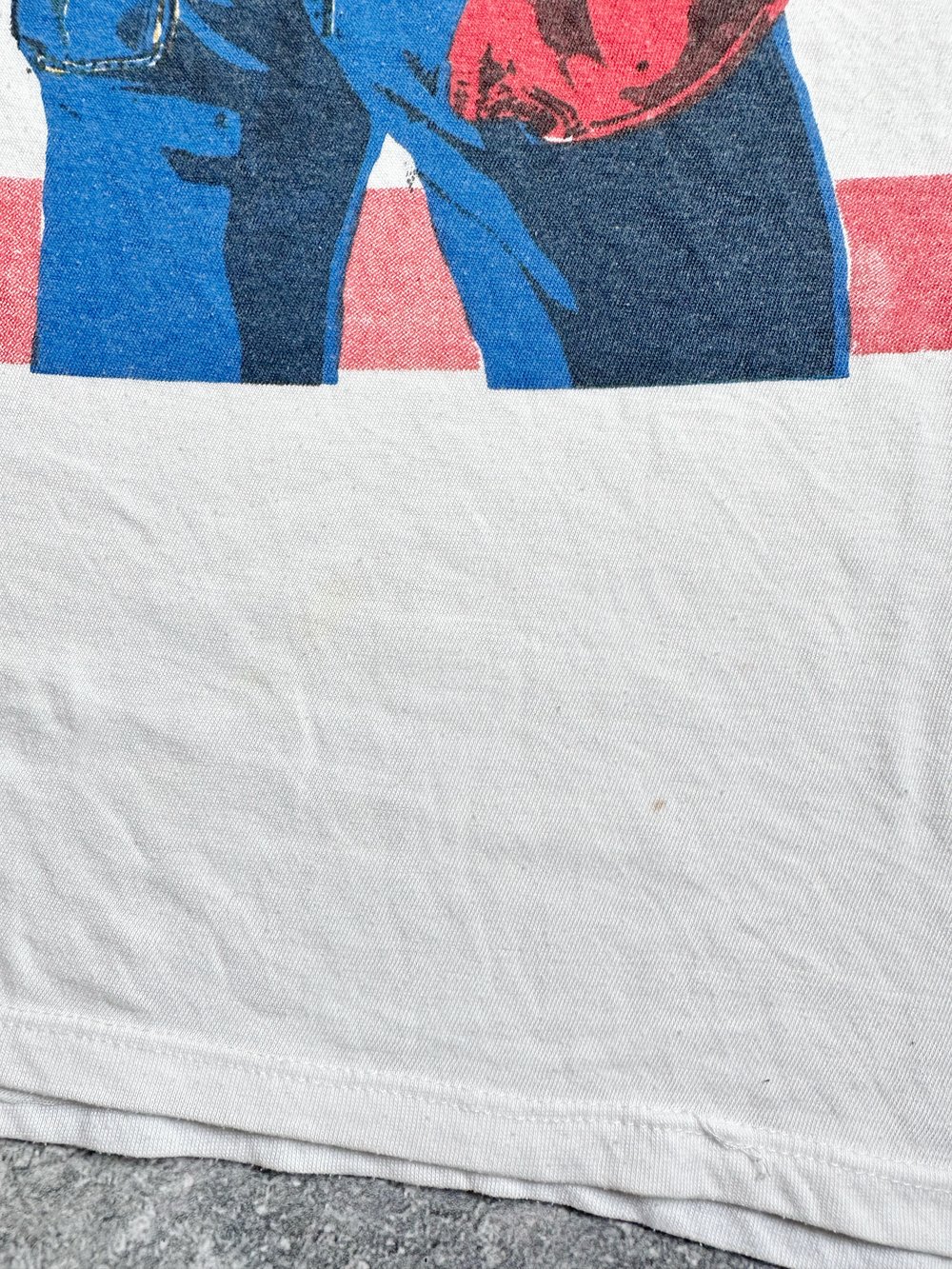 Bruce Springsteen 1980’s ‘Born In The U.S.A.’ White T-Shirt