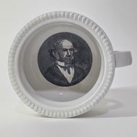 Image 1 of Scarce Antique Victorian First Period  Belleek 'Gladstone' Chamberpot c.1877