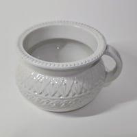 Image 3 of Scarce Antique Victorian First Period  Belleek 'Gladstone' Chamberpot c.1877