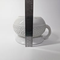 Image 12 of Scarce Antique Victorian First Period  Belleek 'Gladstone' Chamberpot c.1877