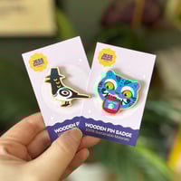 Image 1 of Derpy Demon Pin Badges