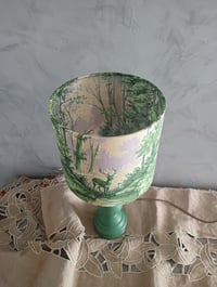 Image 3 of Lampe revisitée en vert forêt 