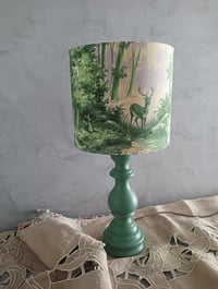 Image 4 of Lampe revisitée en vert forêt 