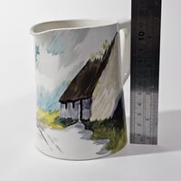 Image 9 of Unique Hand-Painted Carrigaline Irish Pottery 1/2 Pint Jug c.1950s/60s