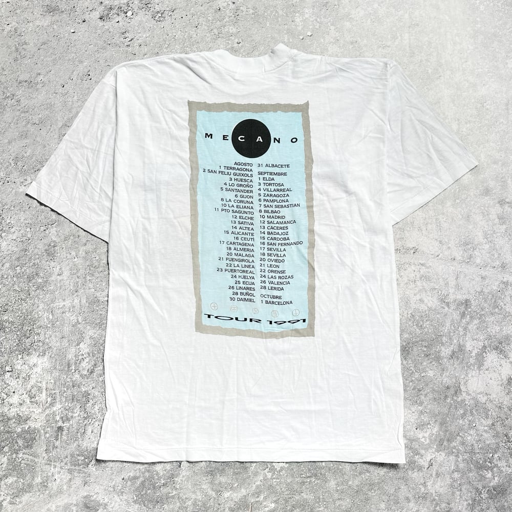 Mecano 1991 ‘Adalai’ White Tour T-Shirt