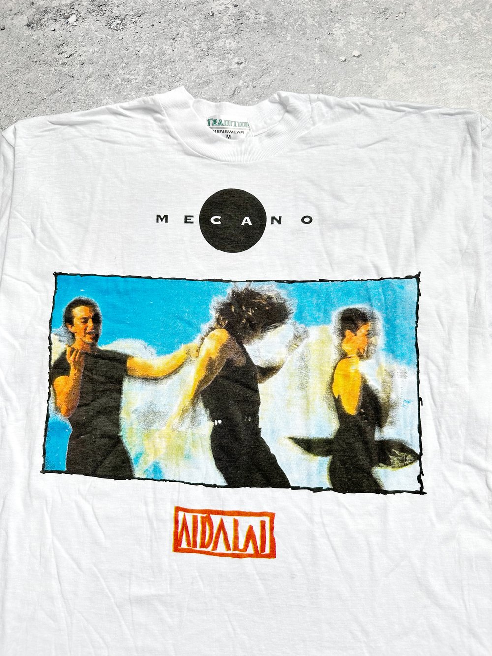 Mecano 1991 ‘Adalai’ White Tour T-Shirt