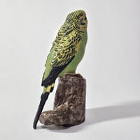 Image 5 of Vintage Royal Copenhagen Faience Budgie designed by Jeanne Grut
