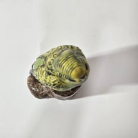 Image 8 of Vintage Royal Copenhagen Faience Budgie designed by Jeanne Grut