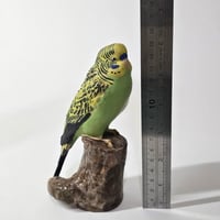 Image 9 of Vintage Royal Copenhagen Faience Budgie designed by Jeanne Grut