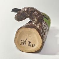 Image 10 of Vintage Royal Copenhagen Faience Budgie designed by Jeanne Grut