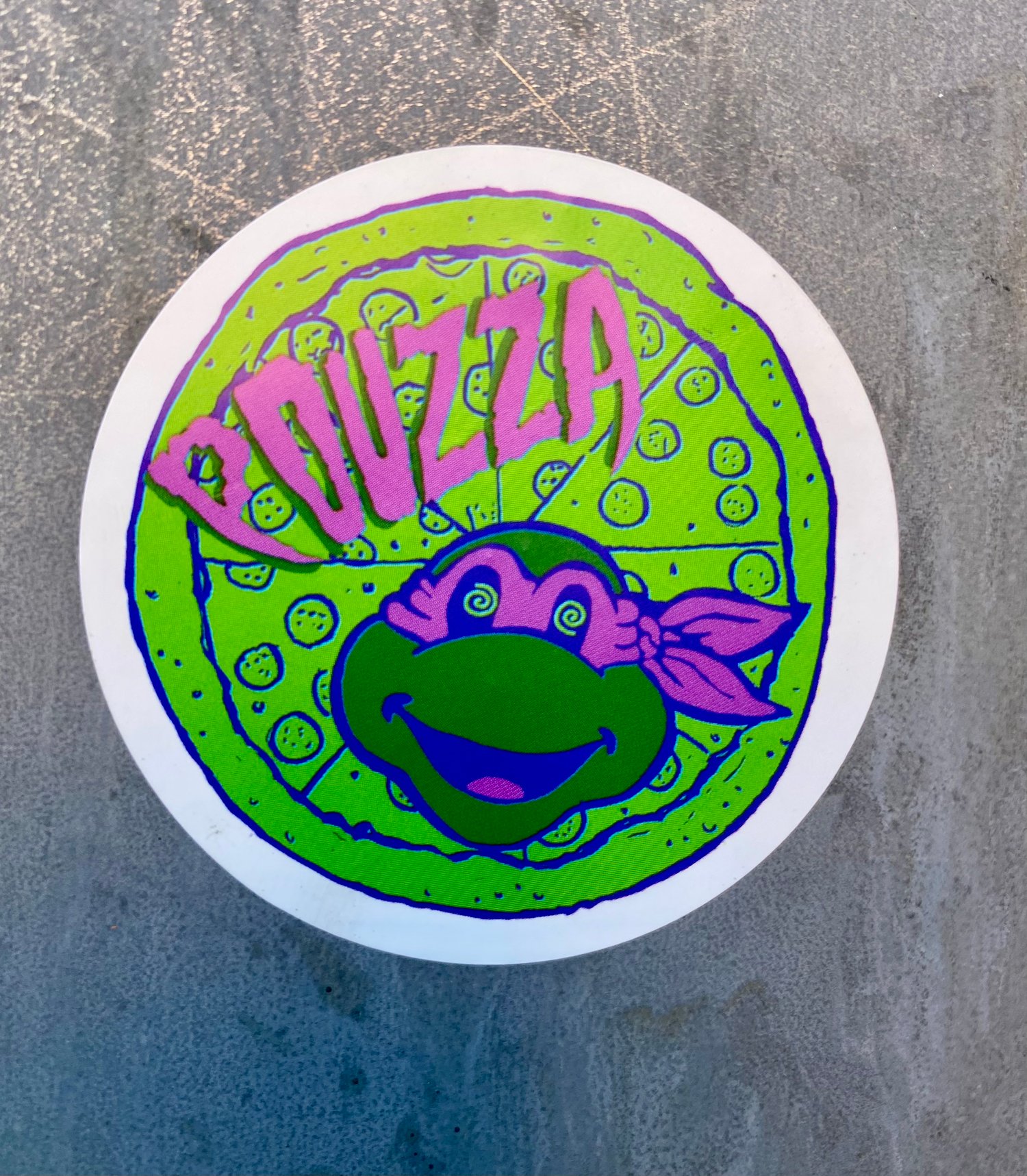 Image of Pouzza " TMNT " stickers / collants ( 2,5'' )