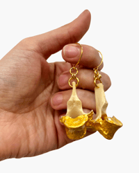 Badger Vert earrings