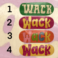 Image 1 of Wack logo Split ply